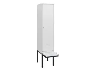 locker met bank,HxBxD 1950x400x815mm,1vak,vak B 400mm,cil.-slot - 1