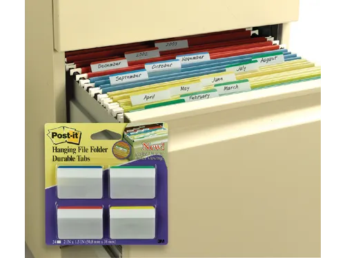 Indextabs Post-it 686A1 38x50.8mm strong gebogen assorti 24 tabs