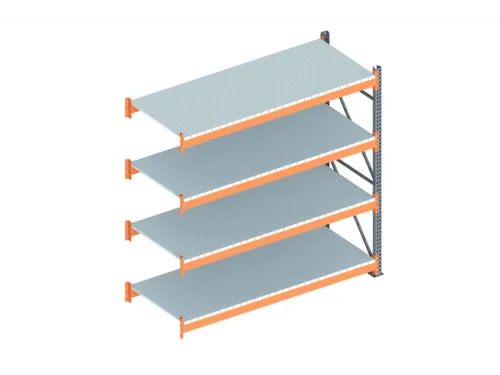 Breedvakstelling Aanbouwveld 2700x2700x1100mm 4 Stalen Legborden
