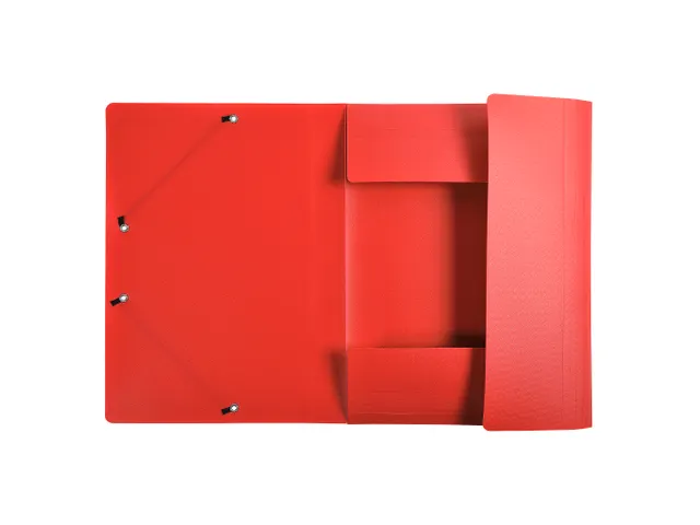 Elastomap 3klep A4 P P 0,5mm Opak Rood