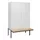 locker met bank,HxBxD 1950x1200x815mm,4vak,vak B 300mm,cil.-slot