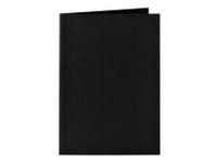 Correspondentiekaart Papicolor dubbel 105x148mm ravenzwart