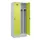 locker voor scheiding van kleding,HxBxD 1950x800x500mm,2vak