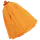 Vikan Microfibre draadmop microvezel stroken schroefdraad Oranje