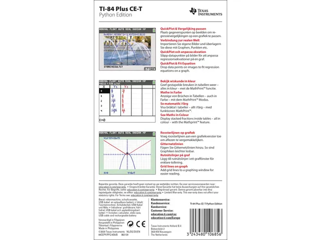 Graphique calculatrice 84PLCETPYT Python Edition