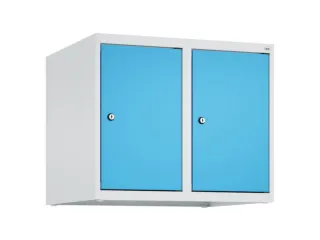 opzetkast,v. locker,2vak.,vak B 300mm,HxBxD 500x600x500mm,vleugeldeur - 1