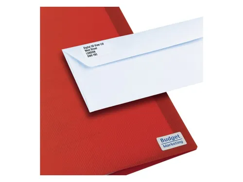 Etiket Avery J8656-25 46x11.1mm Inkjet wit 2100 stuks