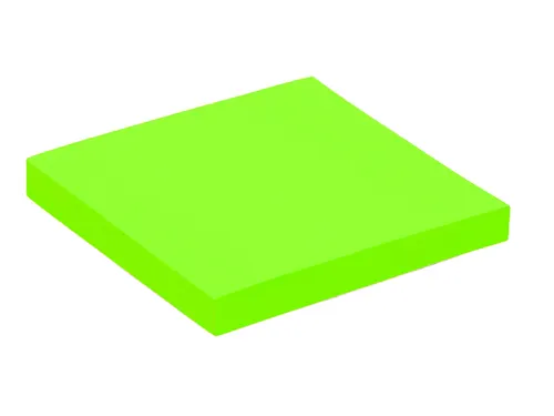 Memoblok Quantore 76x76mm neon groen