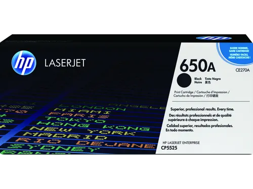 HP CE270A 650A Toner Zwart Originele Tonercartridge