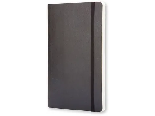 Notitieboek Moleskine large 130x210mm lijn soft cover zwart