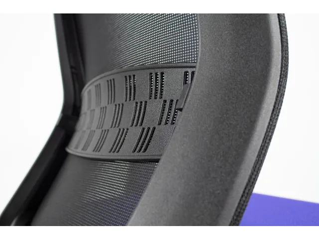 Bureaustoel EN1335 Linea Tekna 01 zwart/blauw met 2D armleuning