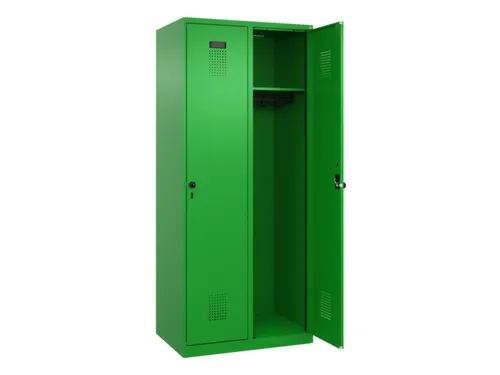 locker,HxBxD 1850x800x500mm,2vak,vak B 400mm,draaigrendel