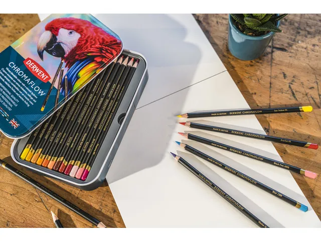 Crayon de couleur Derwent Chromaflow set 24 couleurs