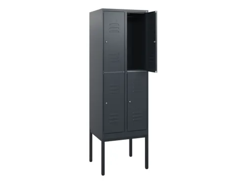 dubbeldekse locker,HxBxD 1950x600x500mm,2x2vak.,vak B 300mm
