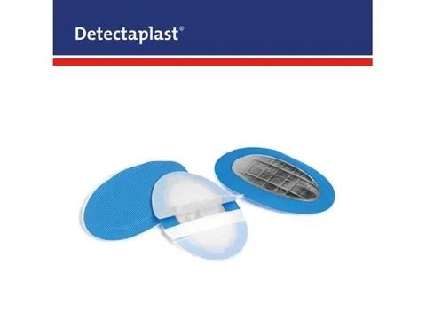 Detectaplast 9300 hydrogelpleister waterafstotend blauw 67x110mm 10 st