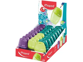 Puntenslijper Maped Shaker 1-gaats display à 25 stuks assorti - 3