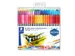 Kleurstift Staedtler 3200 dubbele punt viltstift etui 120 kleuren