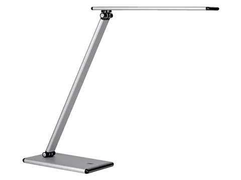 Bureaulamp Unilux Terra led aluminium grijs