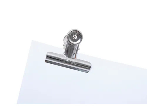 Papierklem MAUL Bulldog 70mm capaciteit 40mm zilver