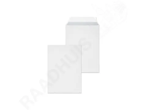 Akte envelop Raadhuis 162x229mm C5 wit plakstrip krimp a 10 stuks .