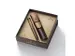 Stylo bille Coffret Sheaffer 100G9374 Coffee étui en cuir Marron mat