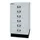 kantoor-ladekast HxBxD 670x349x432mm 6 laden romp lichtgrijs staal