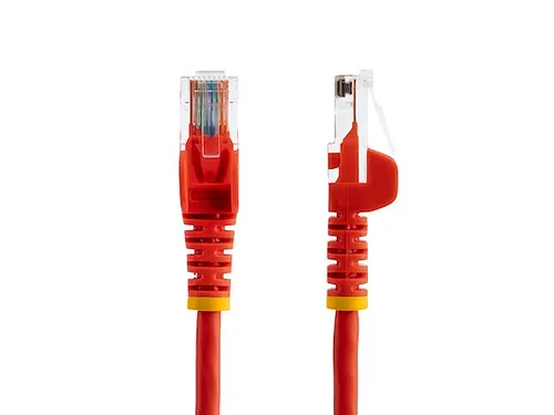 10m Cat5e patchkabel met snagless RJ45 connectors UTP rood