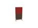 scheidingswand,HxB 1545x800mm,NV bruin hickory,BN4011-rood
