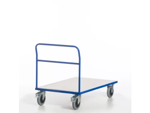 duwbeugelwagen,draagverm. 500kg,laadvl. LxB 1200x800mm,houtplaat