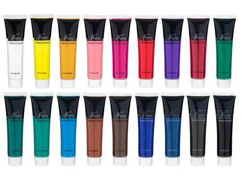 Acrylverf Nassau fine art doos à 18 tubes à 36ml