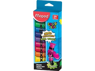 Color'Peps plakkaatverf, 12ml, 12 tubes assorti - 2