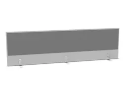 opzetpaneel bureau aanbouw achter MP-lichtgrijs BN8078-grijs 2000mm
