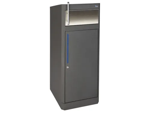afvalbak,80l,HxBxD 1060x420x420mm,brandbeveiligingsklasse A1