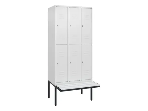 Dubbeldekse dekenkist,HxBxD 2120x900x815mm,3x2vak.,vak B 300mm