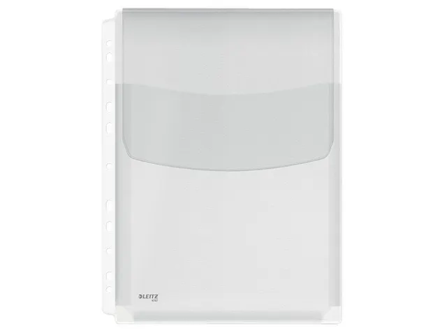 Showtas Leitz 4757 A4 11-gaats PVC 0.17mm glad met klep