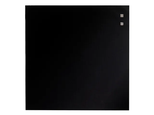 Glasmagneetbord Naga 35x35cm zwart