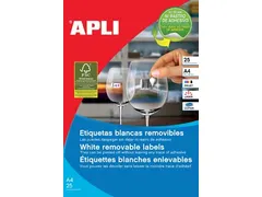 Apli Afneembare Witte Etiketten 35.6x16.9mm