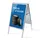 Stoepbord A1 complete set met print "PNEUS D'HIVER"