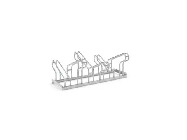 Support Cycles galvanisé double face long. 1050mm 2X3Places soudées