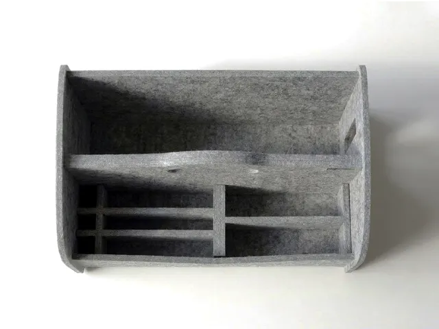 Lockerbox PET-vilt Groot grijs