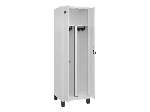 PBM-locker,HxBxD 1950x600x500mm,2vak,vak B 300mm,draaigrendel