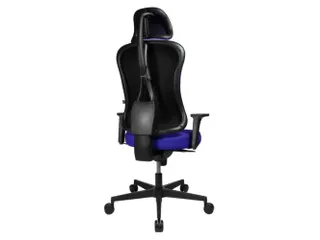 Topstar Bureaustoel Art Comfort met hoofdsteun, koningsblauw - 4