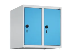 opzetkast,v. locker,2vak.,vak B 250mm,HxBxD 500x500x500mm,vleugeldeur