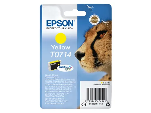 Inktcartridge Epson T0714 Geel C13T07144012