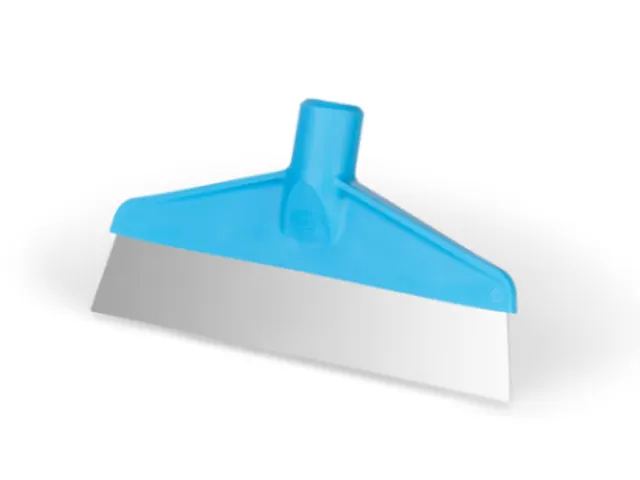 Vikan Hygiene Tafel- en Vloerschraper RVS Blad 245x70mm Blauw