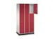 armoire multicases,RAL7035/RAL3003,HxlxP 1950x920x500mm