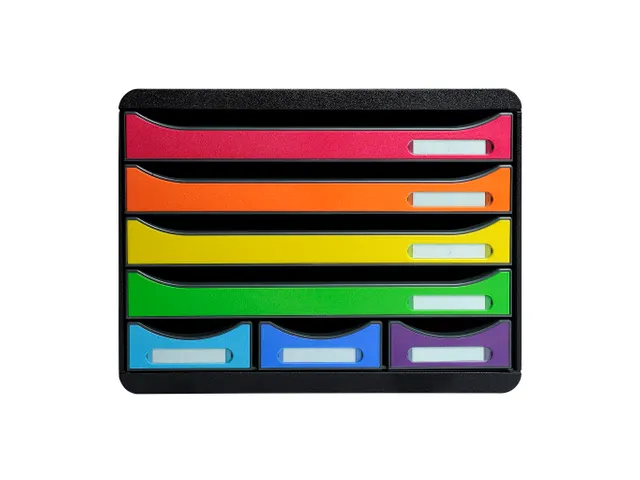 Store-box Mini 7 Laden Ecoblack Ladenblok Assorti Kleur