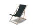 Chaise de plage Relax Classic Noir