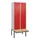 locker met bank,HxBxD 2120x800x815mm,2vak,vak B 400mm,draaigrendel