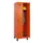 locker,HxBxD 1950x600x500mm,2vak,vak B 300mm,draaigrendel,voeten